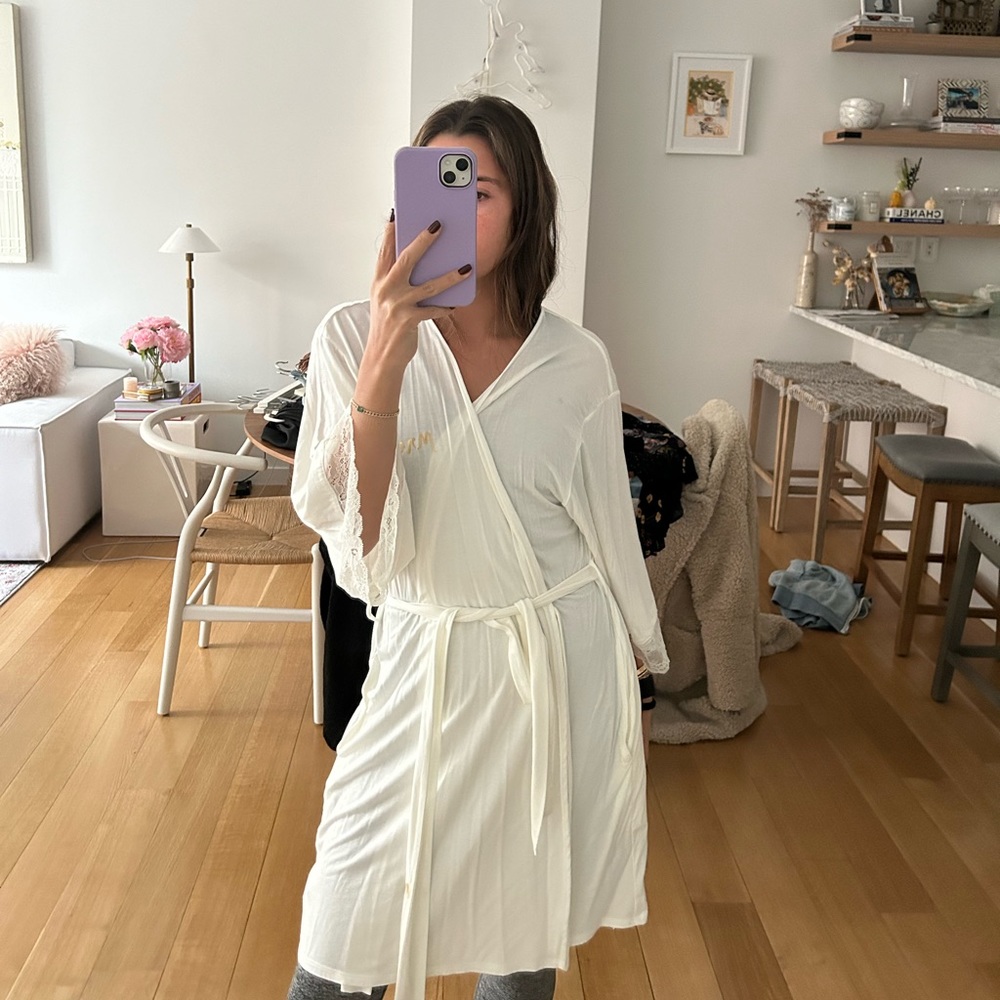 Kate spade “MRS” robe